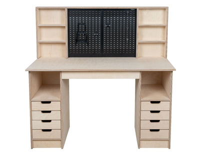 Multi-purpose wooden workbench, storage cabinet Olympus-2