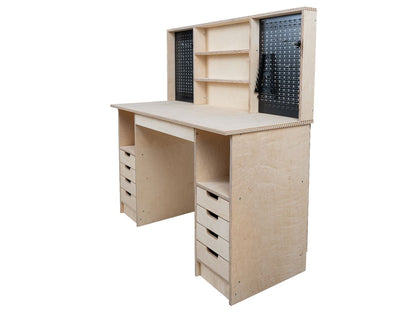 Multi-purpose wooden workbench, storage cabinet Olympus-2