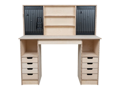 Multi-purpose wooden workbench, storage cabinet Olympus-2