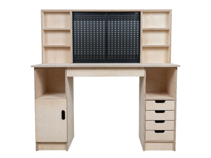Multi-purpose wooden workbench, storage cabinet Olympus-3