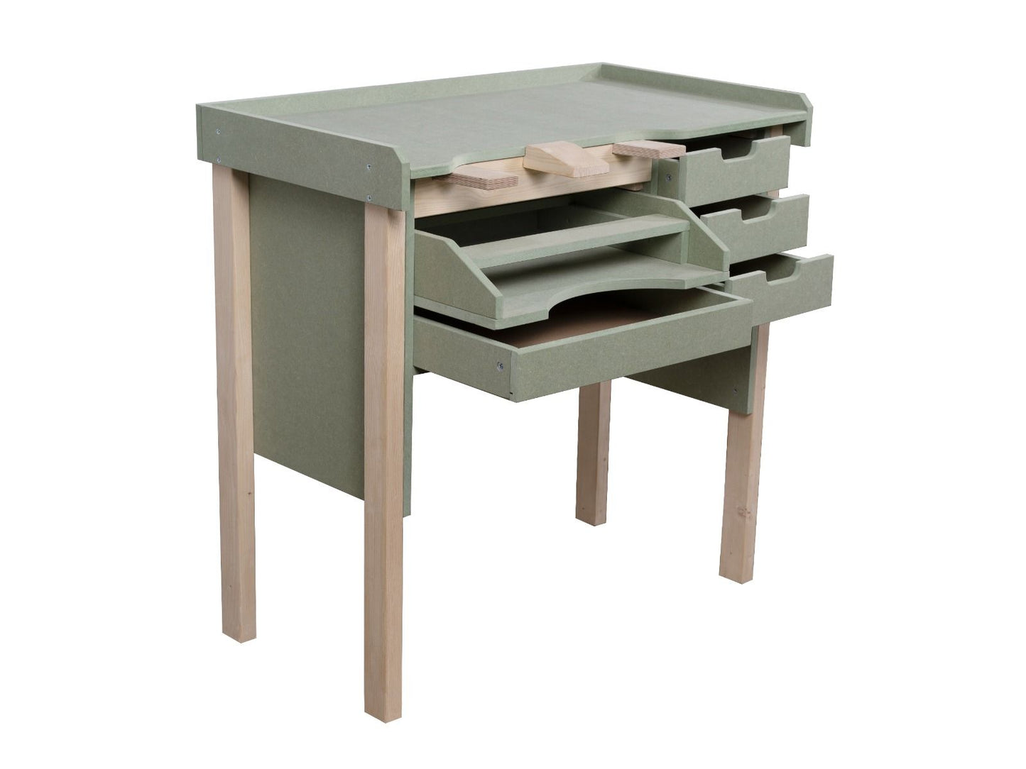 OpiFEX moisture resistant MDF top craftsman/jewellers workbench